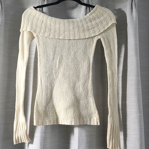 Abercrombie & Fitch Off Shoulder Sweater Small